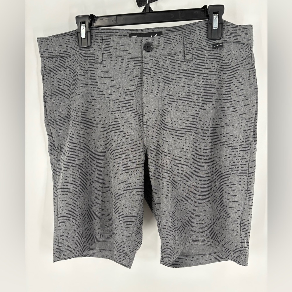 Travis Mathew Charcoal Patterned Men's Shorts